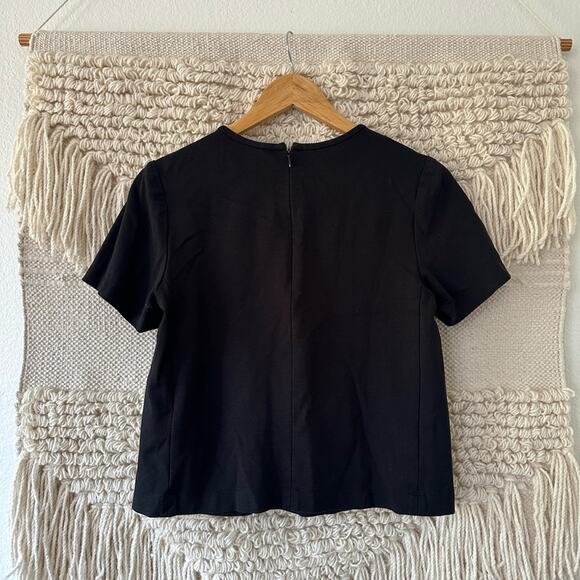 Kate Spade Bow Neck Slightly Cropped Top - Picture 7 of 7